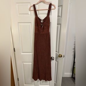 Free People maxi dress with cutouts